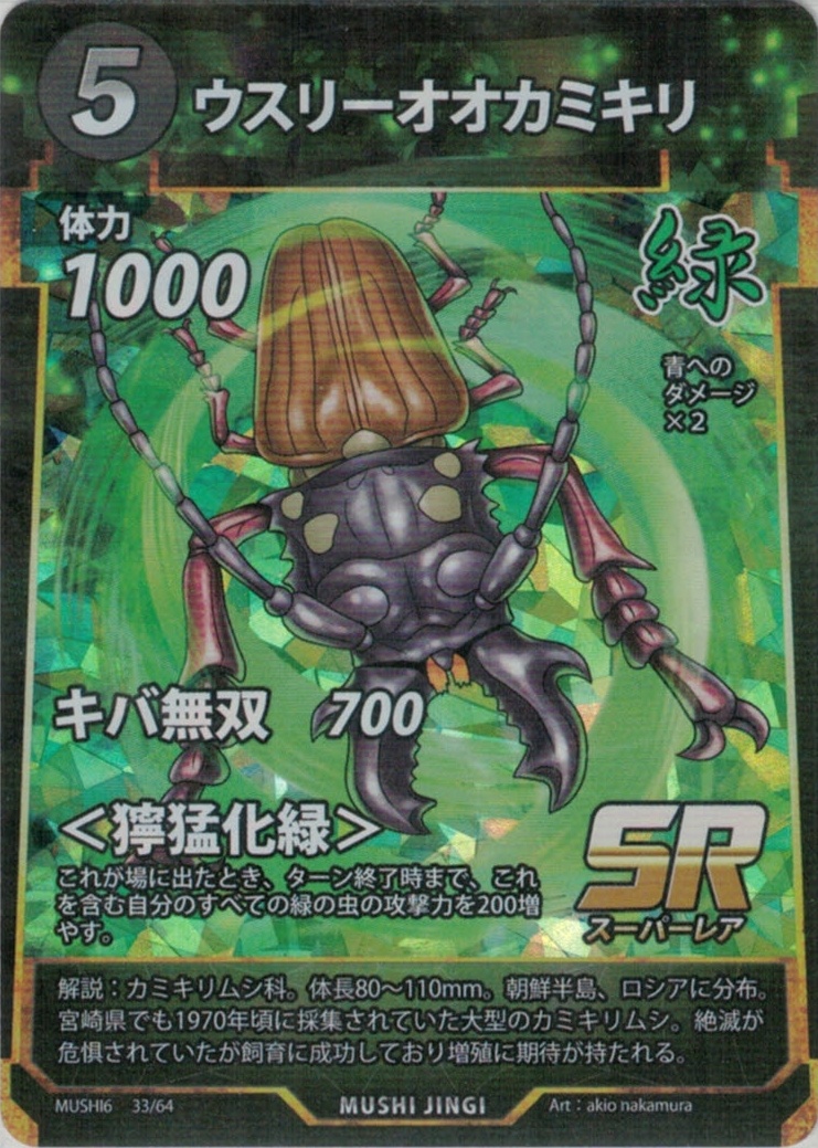 MUSHI6-33　ウスリーオオカミキリ　SR