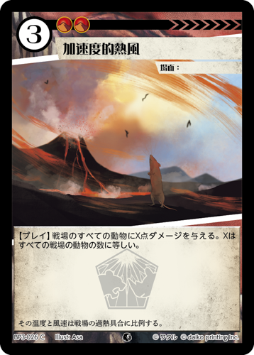 BP3-026　C　加速度的熱風