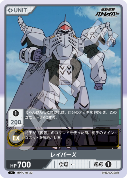 MPPL-01-22　N　レイバーX