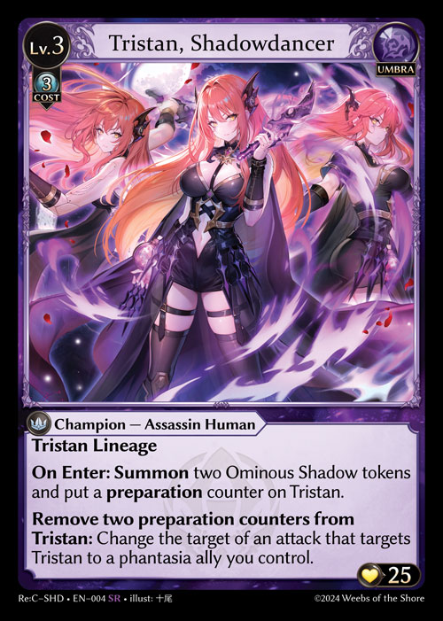 ReC-SHD • EN–004　SR　Tristan, Shadowdancer