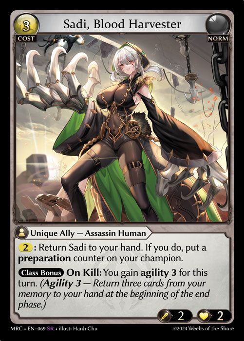 MRC • EN–069　SR　Sadi, Blood Harvester