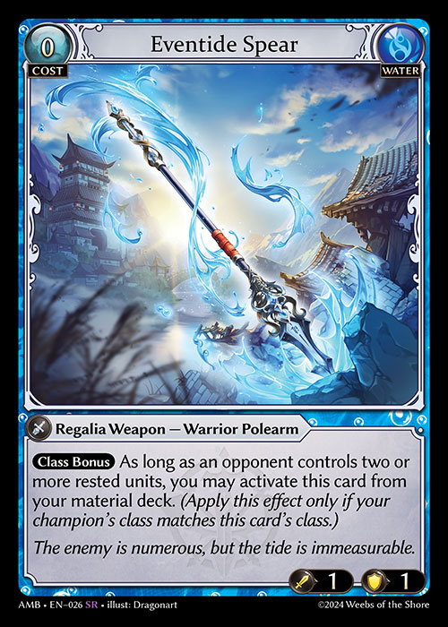 AMB EN-026 [SR] Eventide Spear