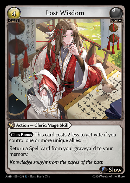 AMB EN-058 [R] Lost Wisdom