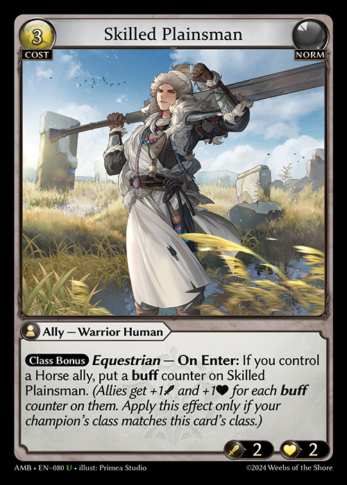AMB EN-080 [U] Skilled Plainsman