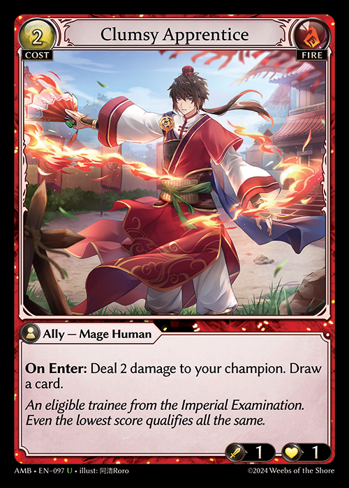 AMB EN-097 [U] Clumsy Apprentice