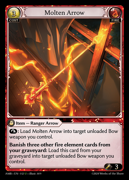 AMB • EN–112　U　Molten Arrow　Foil