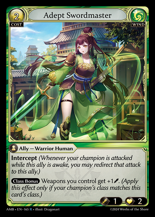 AMB EN-165 [R] Adept Swordmaster