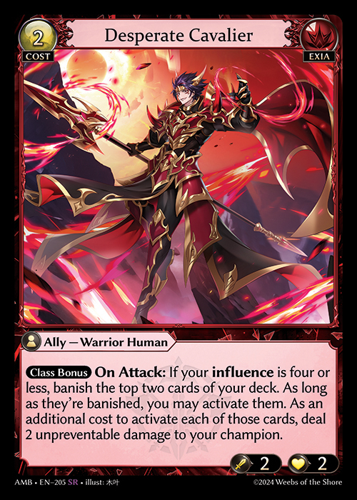 AMB EN-205 [SR] Desperate Cavalier