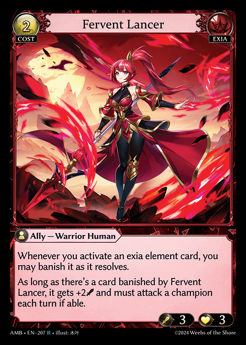 AMB EN-207 [R] Fervent Lancer