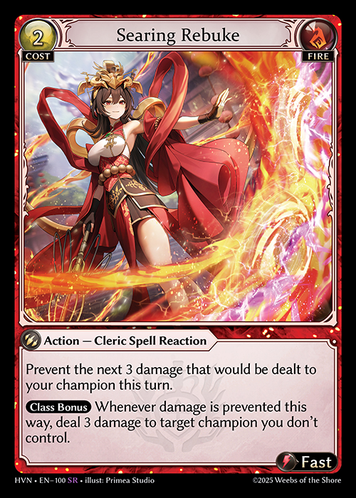 HVN • EN–100　SR　Searing Rebuke