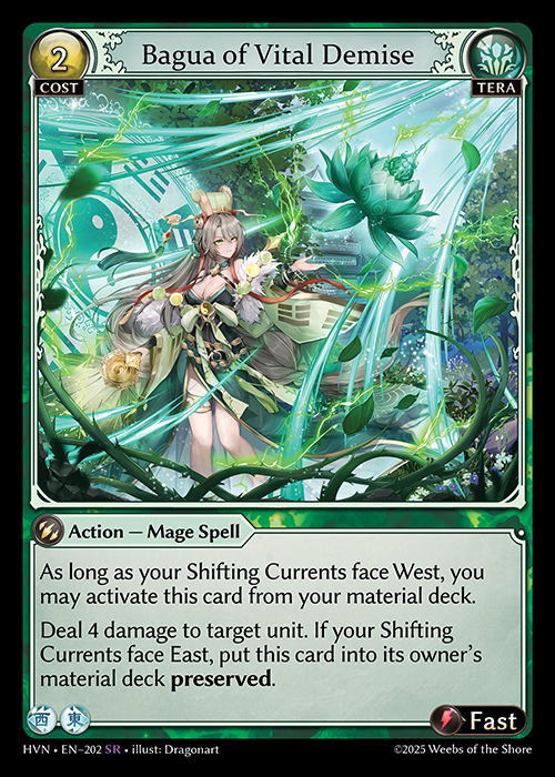 HVN • EN–202　SR　Bagua of Vital Demise