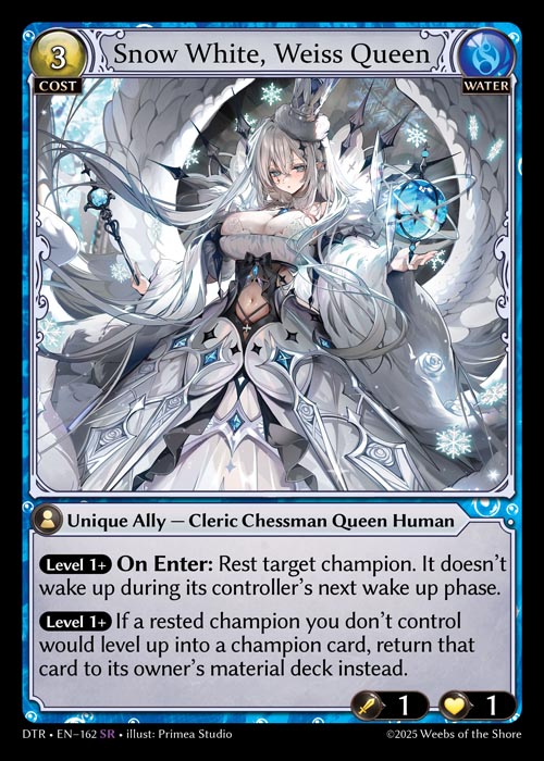 DTR • EN–162　SR　Snow White, Weiss Queen
