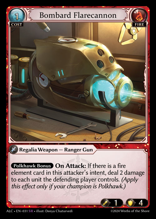 ALC・EN-031　SR　Bombard Flarecannon　Foil