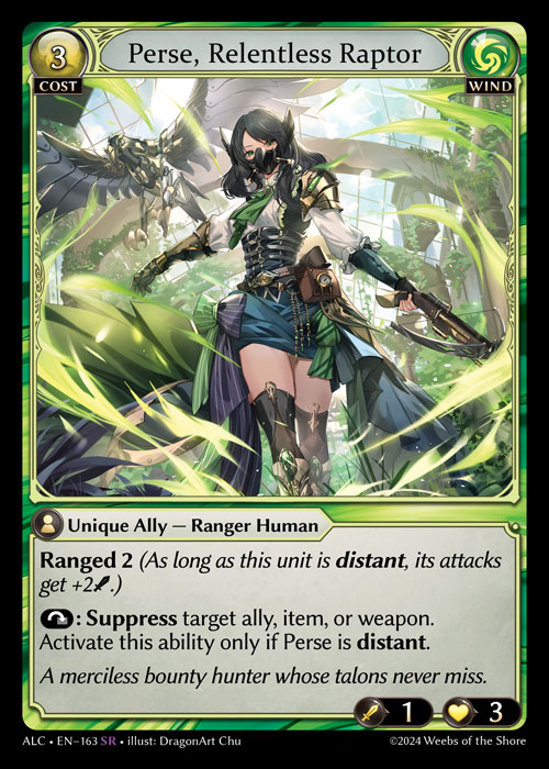 ALC・EN-163　SR　Perse, Relentless Raptor