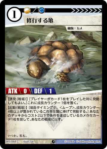 BP5-068 C 修行する亀