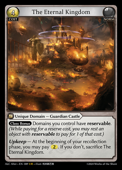ALC Alter • EN–089 • UR The Eternal Kingdom