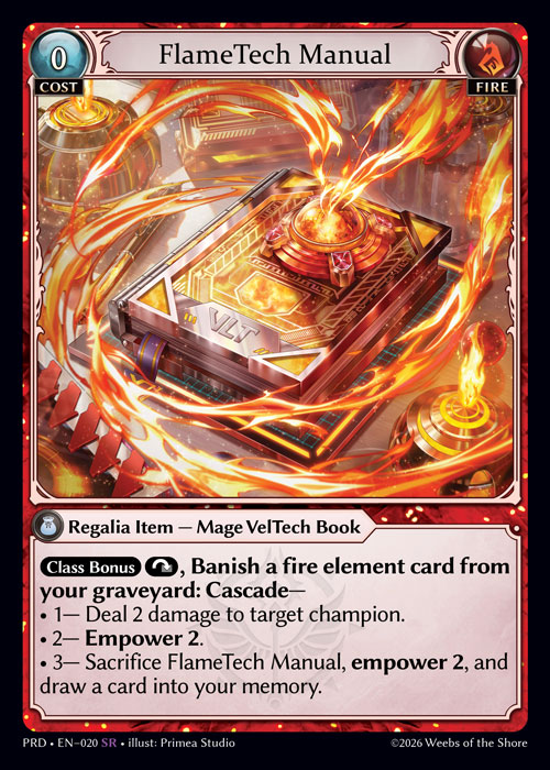 PRD • EN–020 • SR FlameTech Manual
