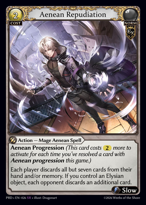 PRD • EN–026 • SR Aenean Repudiation