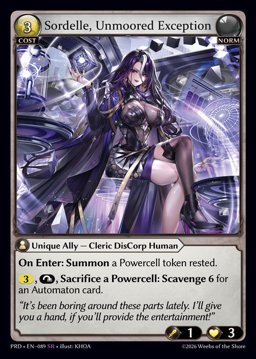 PRD • EN–089 • SR Sordelle, Unmoored Exception
