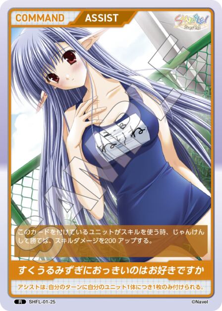 SHFL-01-25 R すくうるみずぎにおっきいのはお好きですか