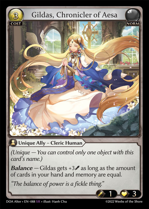 DOA　Alter・EN-088　SR　Gildas, Chronicler of Aesa