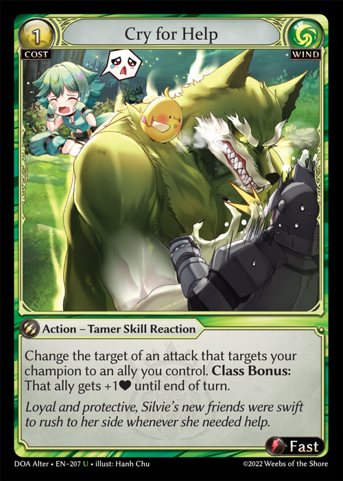 DOA　Alter・EN-207　U　Cry for Help　Foil