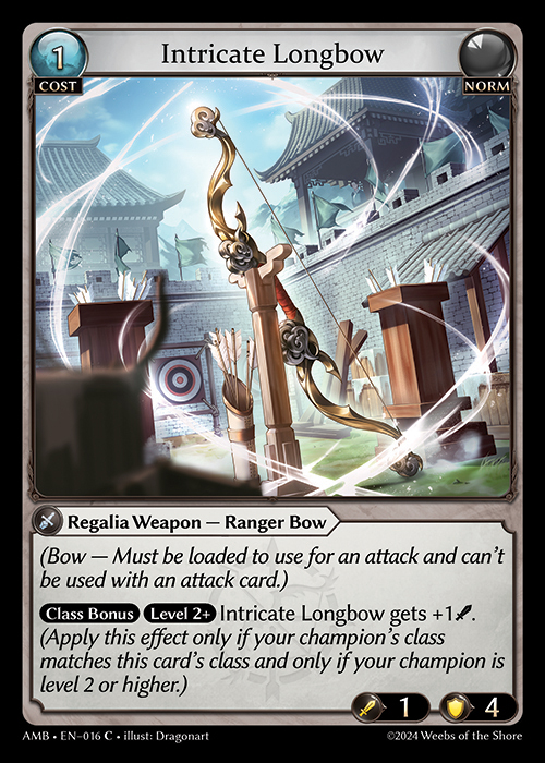 AMB EN-016 [C] Intricate Longbow