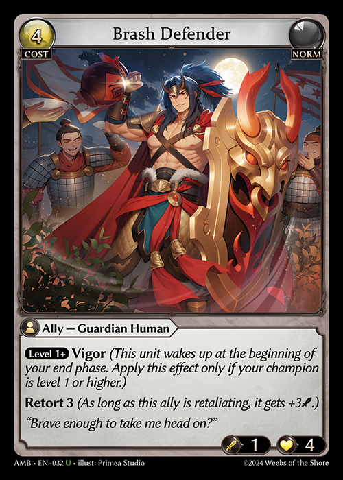 AMB EN-032 [U] Brash Defender