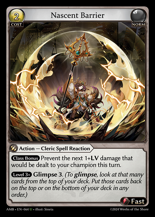 AMB EN-064 [U] Nascent Barrier