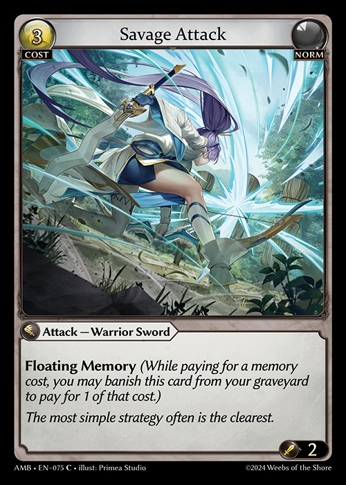 AMB EN-075 [C] Savage Attack