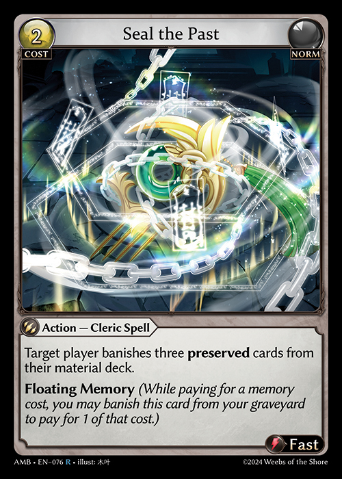 AMB EN-076 [R] Seal the Past