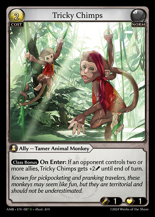 AMB EN-087 [U] Tricky Chimps