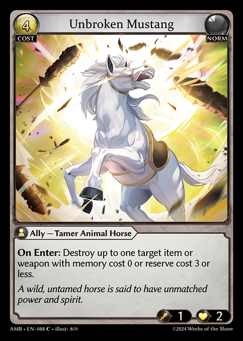 AMB EN-088 [C] Unbroken Mustang