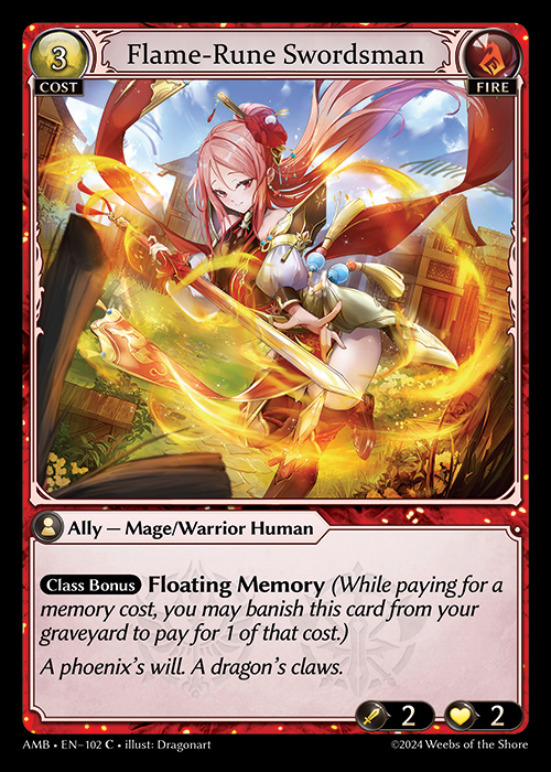 AMB EN-102 [C] Flame-Rune Swordsman