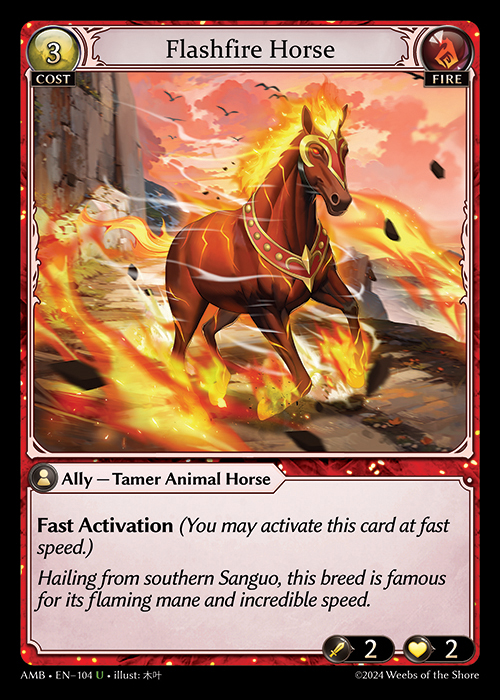 AMB EN-104 [U] Flashfire Horse