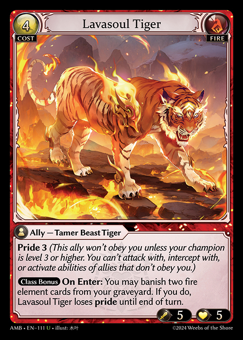 AMB EN-111 [U] Lavasoul Tiger