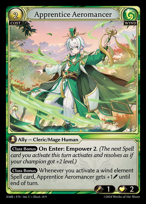 AMB EN-166 [U] Apprentice Aeromancer