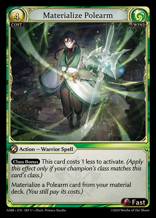 AMB EN-184 [U] Materialize Polearm