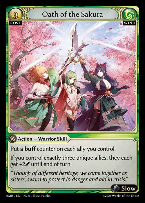 AMB EN-185 [R] Oath of the Sakura