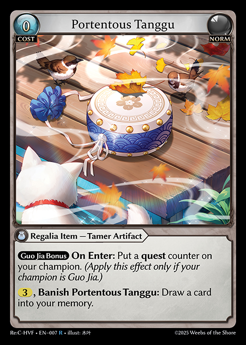 ReC-HVF • EN–007　R　Portentous Tanggu
