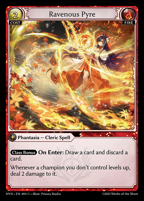HVN • EN–094　U　Ravenous Pyre　Foil
