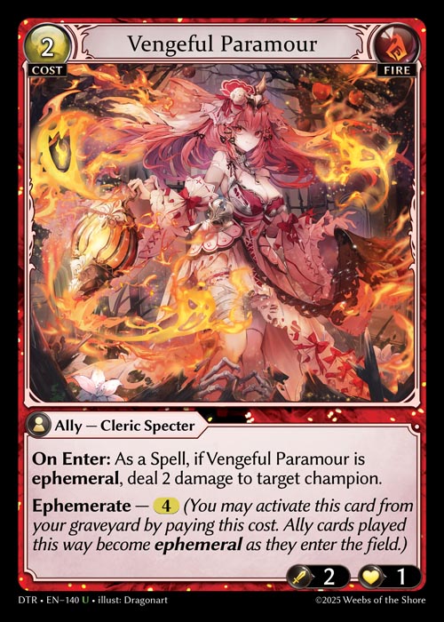 DTR • EN–140　U　Vengeful Paramour　Foil
