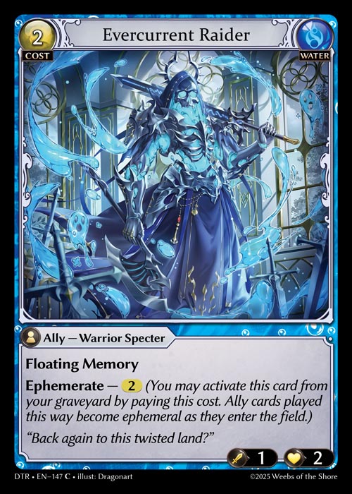 DTR • EN–147　C　Evercurrent Raider　Foil