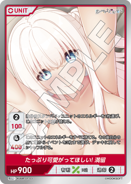 KIAM-01-03　SR　たっぷり可愛がってほしい！　満留