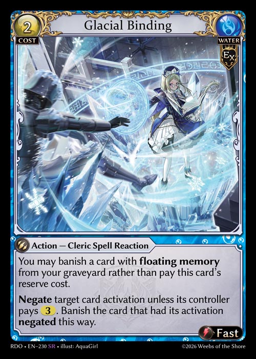 RDO • EN–230 • SR　Glacial Binding　Foil