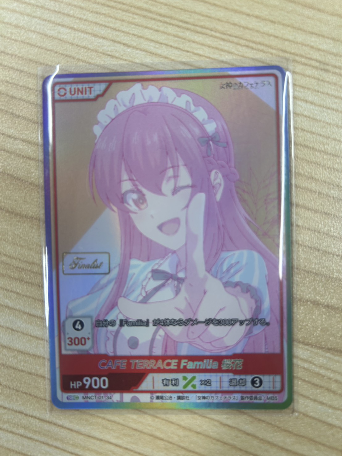 MNCT-01-34 SEC CAFE TERRACE Famillia 桜花（Finalist刻印）