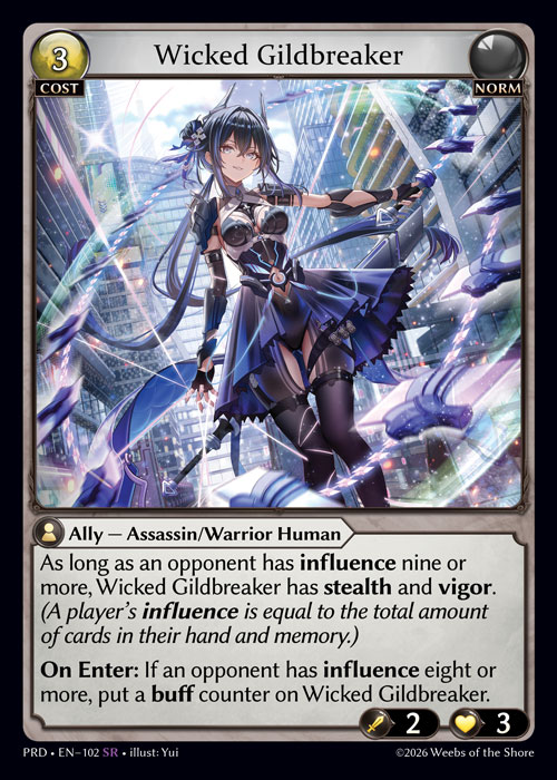 PRD • EN–102 • SR Wicked Gildbreaker