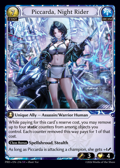 PRD • EN–216 • SR Piccarda, Night Rider