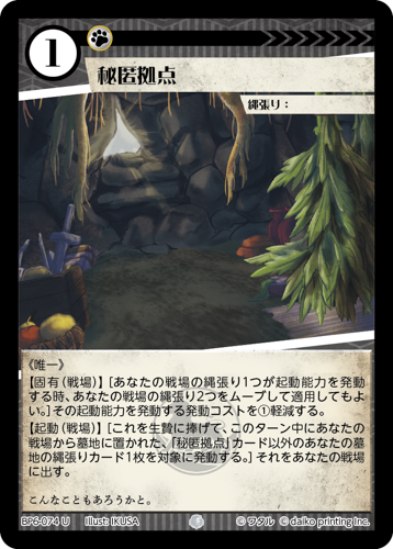 BP6-074 U 秘匿拠点